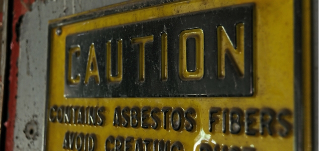 Asbestos Caution Sign
