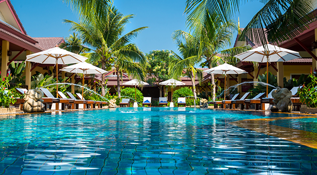 Beautiful Pool at a Resort