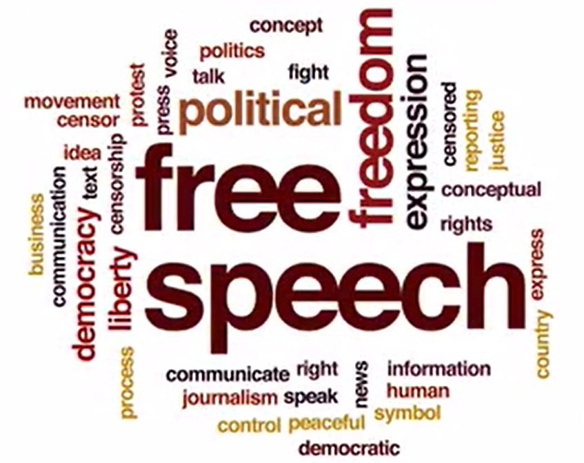 Free Speech Word Cloud