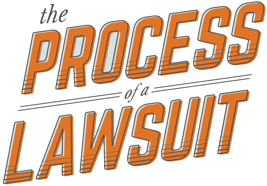 Process of a Lawsuit Infographic