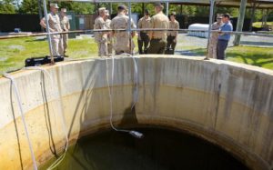 camp lejeune water tank